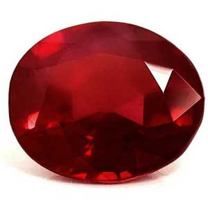 Oval 0.63 Red Ruby - #1085428