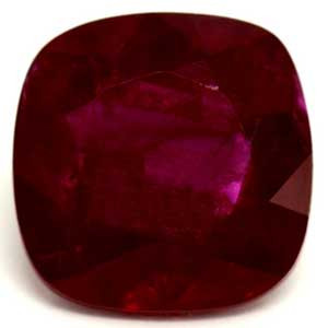 Cushion 0.97 Red Ruby - #1085352