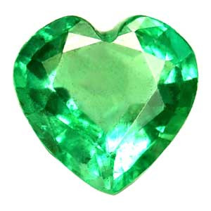 Heart 0.59 Green Emerald - #1085379