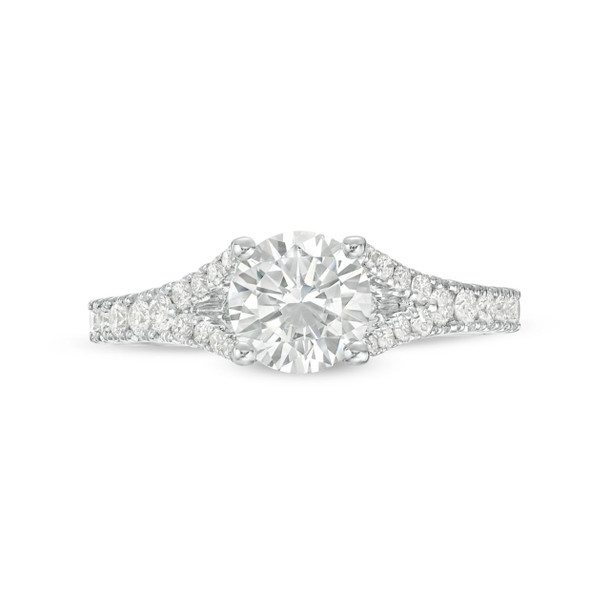 Split Diamond Engagement Setting by Adorette