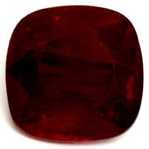 Cushion 0.96 Red Ruby - #1085321
