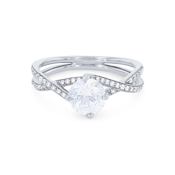 Simon G. Kite Prong Twist Engagement Setting