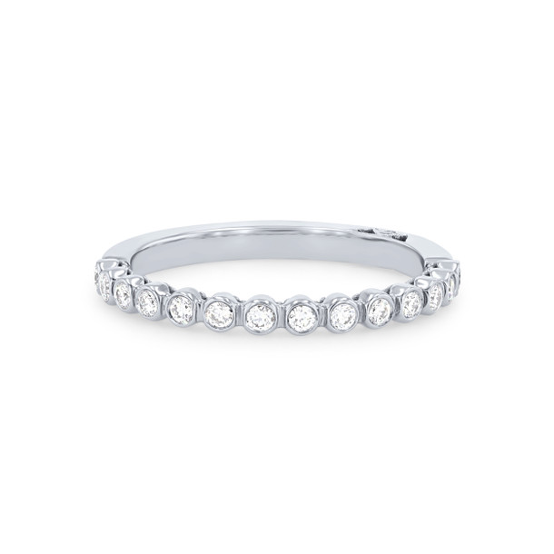 Tacori Sculpted Crescent Bezel Wedding Band