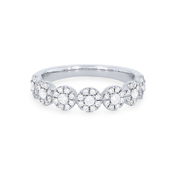 A. Jaffe Diamond Cluster Wedding Band