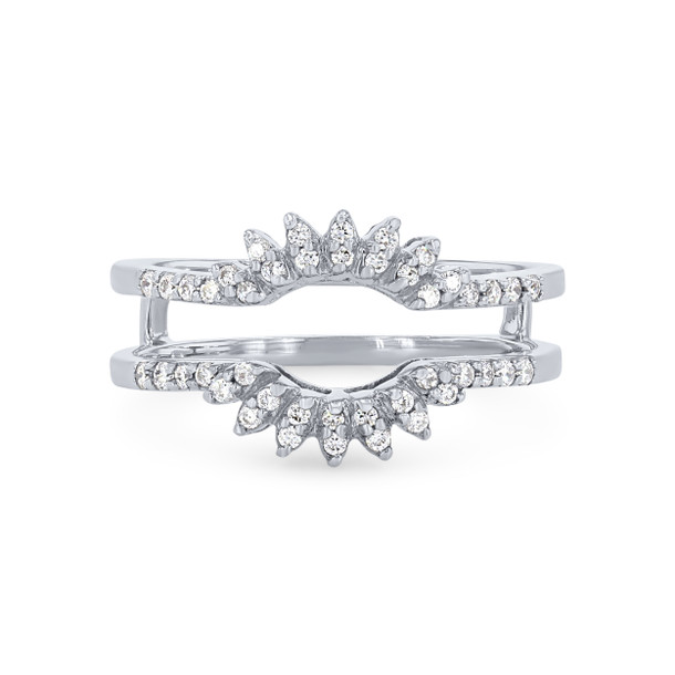 True Romance Floral Diamond Ring Guard