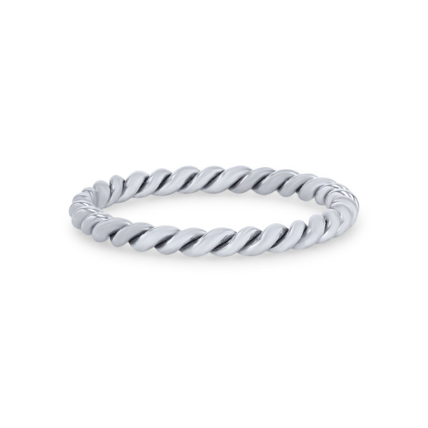 Petite Rope 2mm Wedding Band
