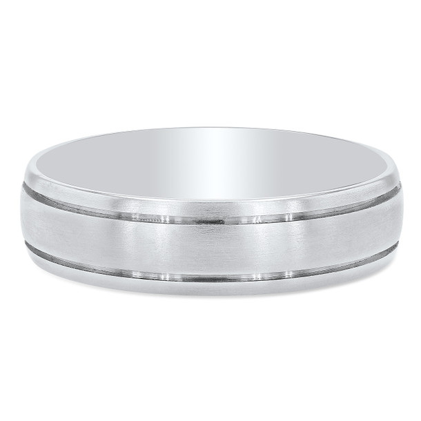 Matte Groove 6mm Wedding Band