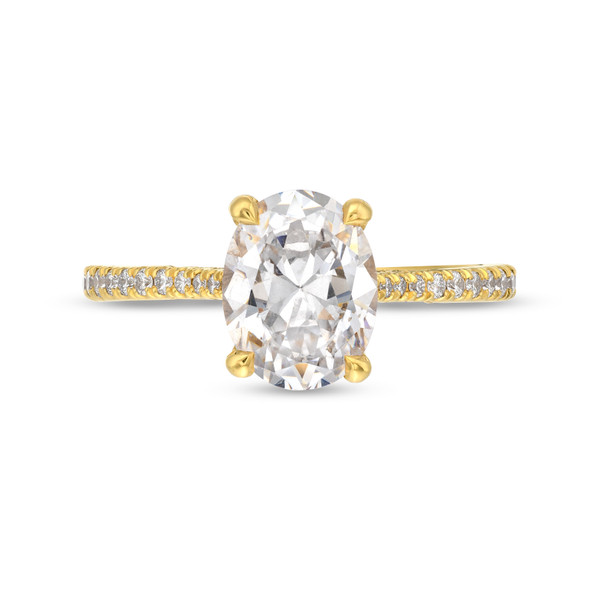 Simply Tacori Oval Cathedral Engagement Setting