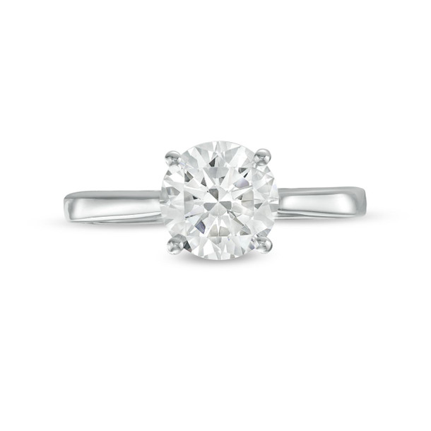 Solitaire 2.2mm Cathedral Tapered Engagement Setting by Adorette