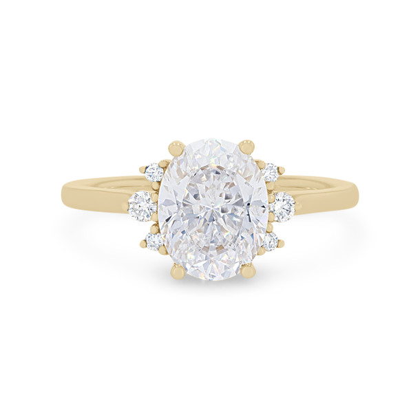 Graduated Diamond Accent Engagement Setting