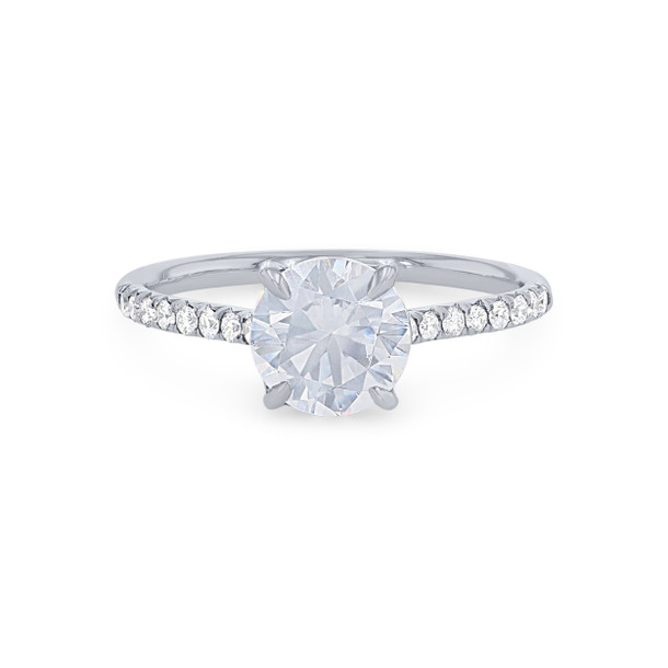 Open Cathedral Diamond Engagement Setting by C. Gonshor