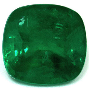 Cushion 3.40 Green Emerald - #1090630