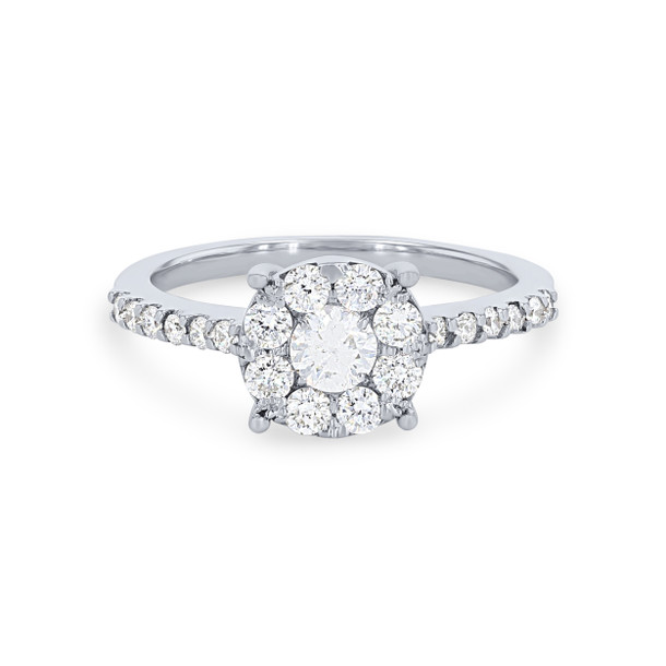 Diamond Cluster Ring