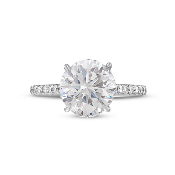 Hidden Halo Cathedral Engagement Setting by C. Gonshor