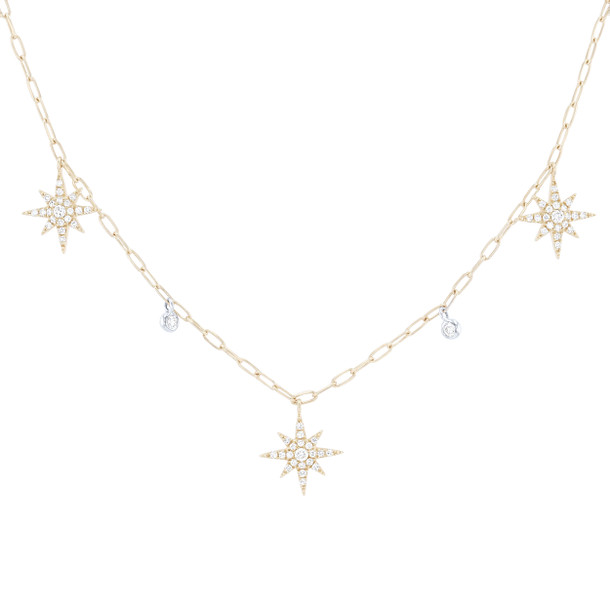 Diamond Celestial Station Necklace