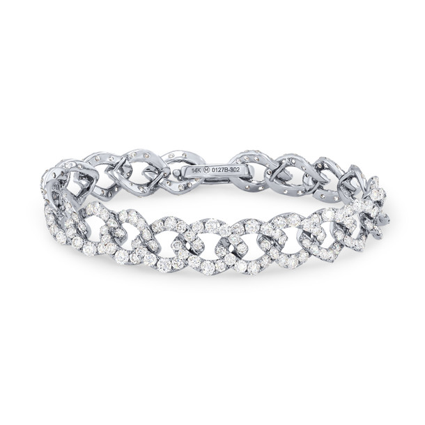 Diamond Curb Chain Bracelet