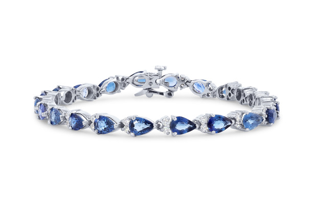 Sapphire and Diamond Bracelet