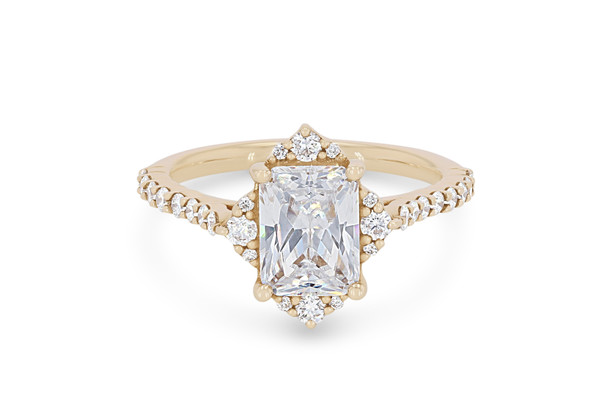 Kite Halo Engagement Setting