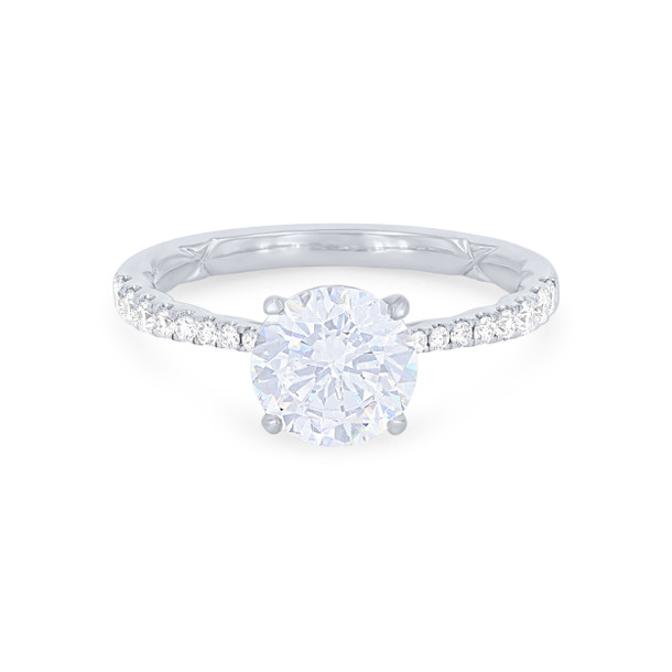 A. Jaffe Graduated Diamond Engagement Setting