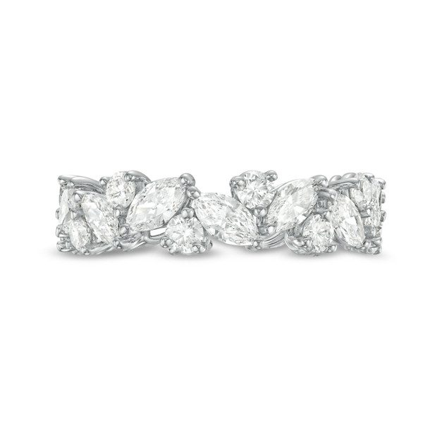 Marquise and Round Diamond Eternity Wedding Band by C. Gonshor