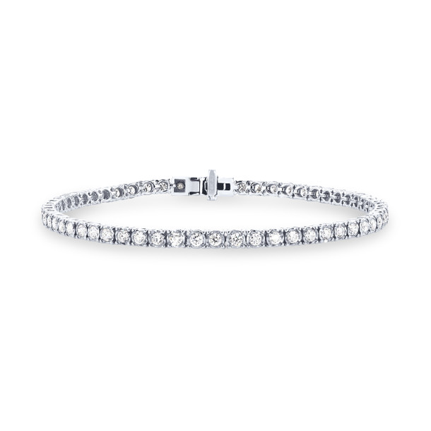 Illusion Diamond Tennis Bracelet