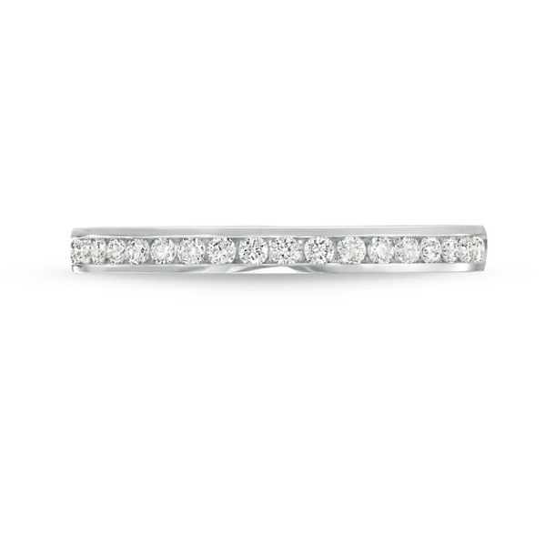 Channel Diamond Wedding Band by Adorette
