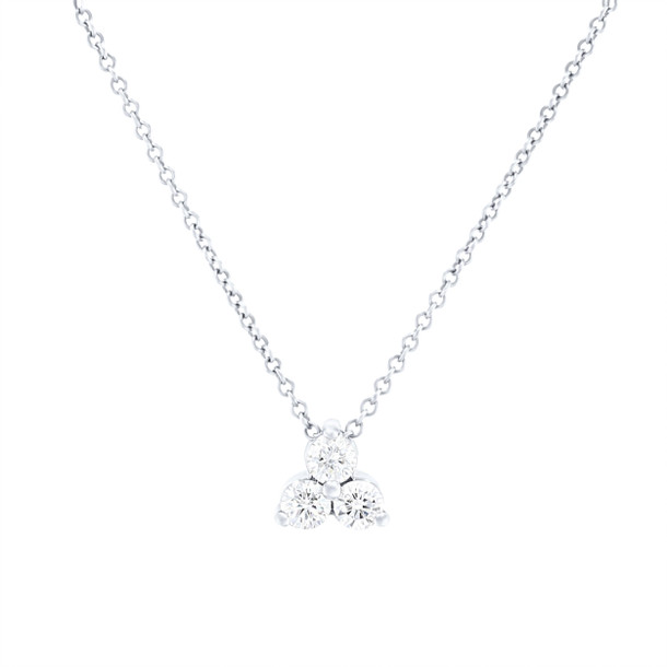Diamond Trio Pendant Necklace
