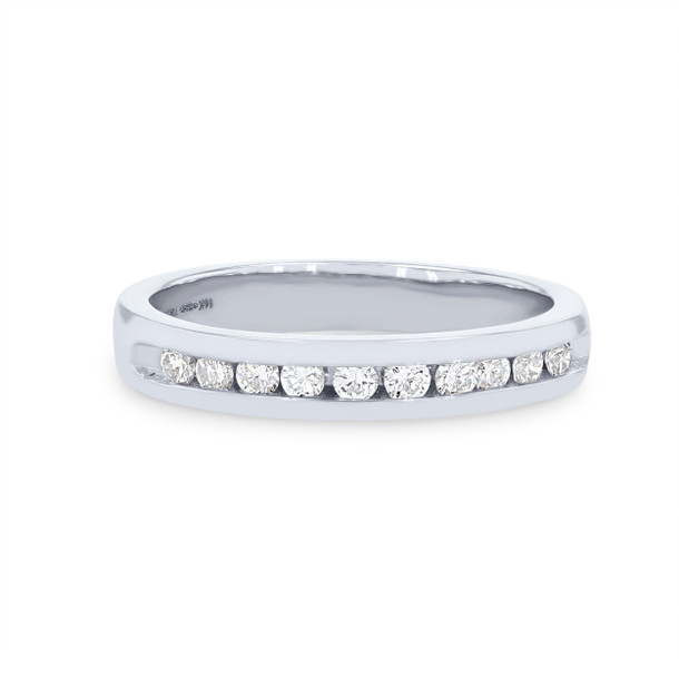 True Romance Channel Diamond Wedding Band