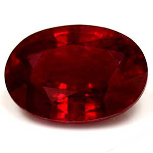 Oval 1.01 Red Ruby - #1105887