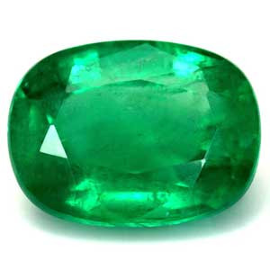 Cushion 3.22 Green Emerald - #1105937