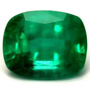 Cushion 3.36 Green Emerald - #1113075