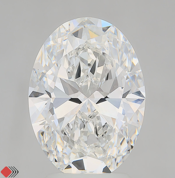 Oval 3.01 E VVS2 - #1115698 - Lab Grown