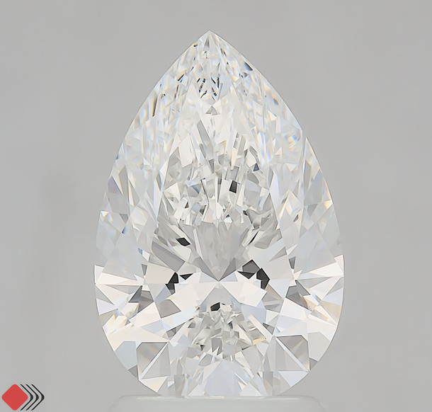 Pear 2.08 E VVS2 - #1122914 - Lab Grown