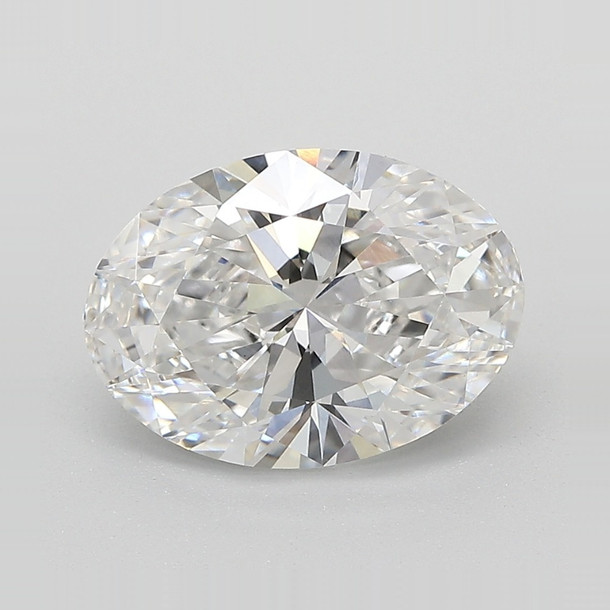 Oval 3.08 E VVS2 - #1123311 - Lab Grown