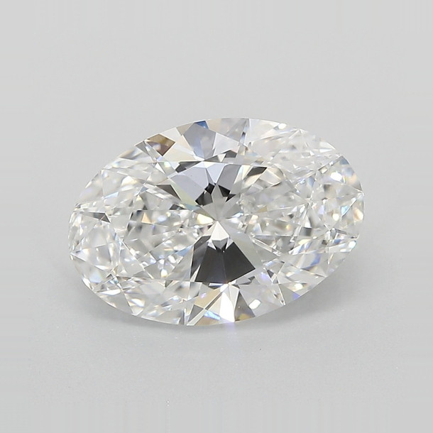 Oval 2.59 E VVS2 - #1123277 - Lab Grown