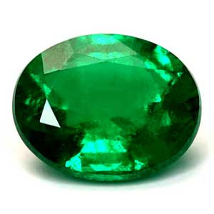 Oval 0.58 Green Emerald - #1125417