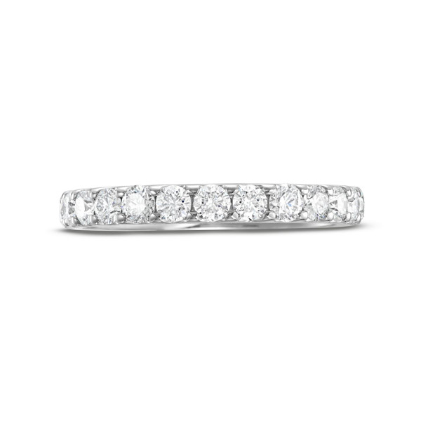 Essential Diamond Halfway Wedding Band (0.75TW)