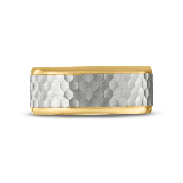 Simon G. Hammer Polish Edge 8mm Wedding Band