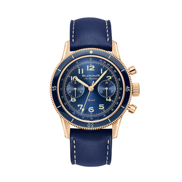 Blancpain Air Command 42.5 Blue Dial Watch | Red Gold