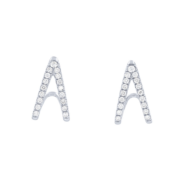 Diamond V Earrings