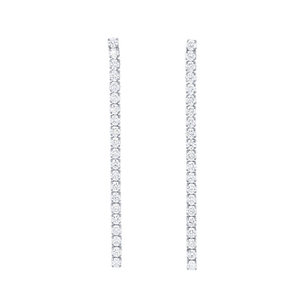 Diamond Straight Line Earrings
