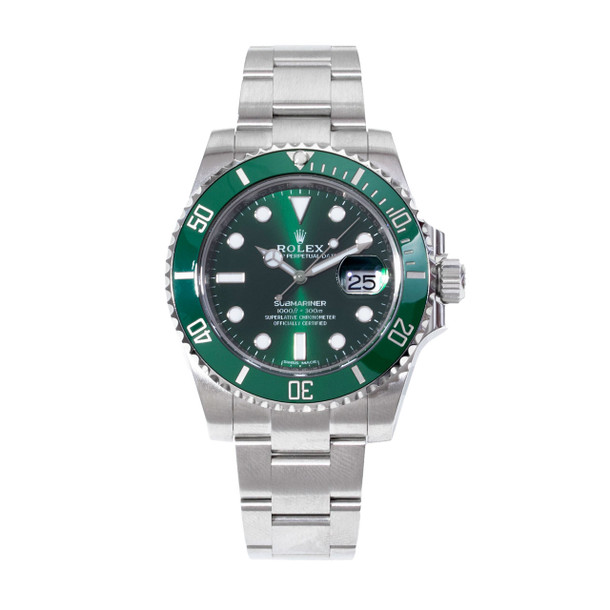 Rolex Submariner Date 40MM Green Dial and Bezel Watch | Oystersteel Bracelet
