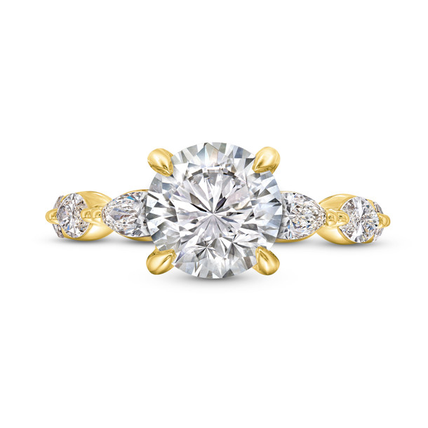 A. Jaffe Marquise Diamond Engagement Setting
