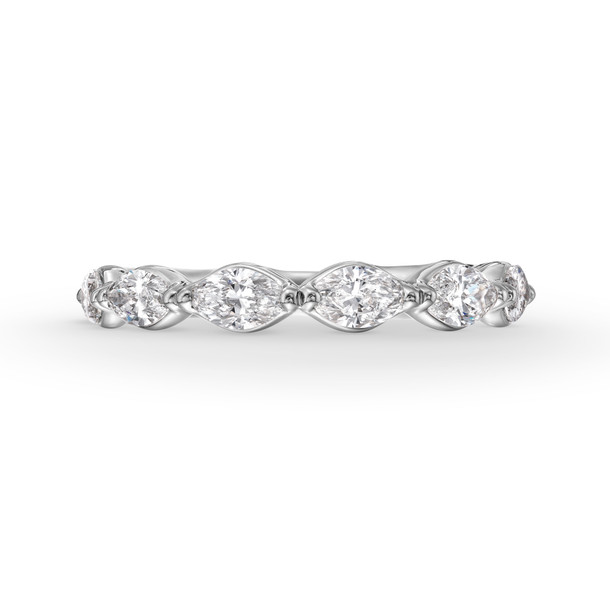 A. Jaffe Marquise Diamond Wedding Band