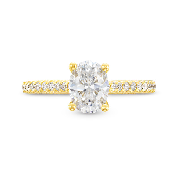 Verragio Renaissance Hidden Halo Cathedral Engagement Setting