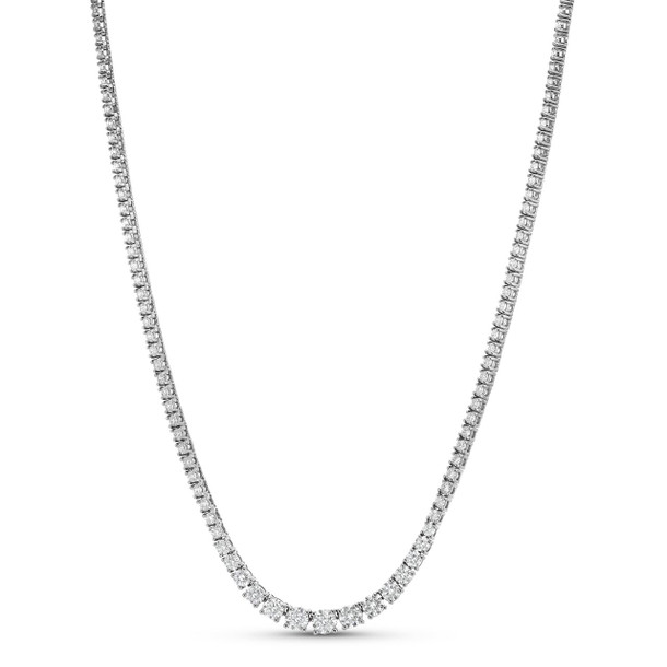 Graduated Diamond Riviera Necklace