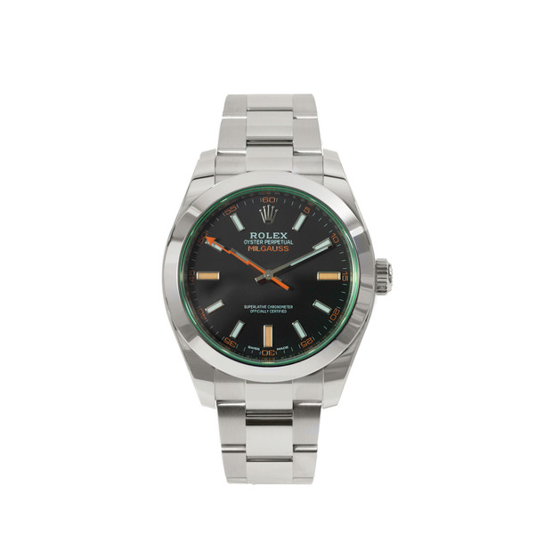Rolex Milgauss 40 Black Dial Watch | Oystersteel
