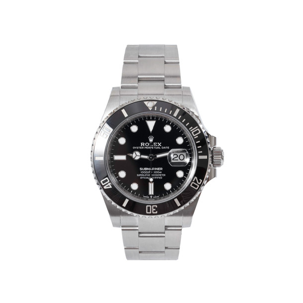 Rolex Submariner Date 41 Black Dial Watch | Oystersteel