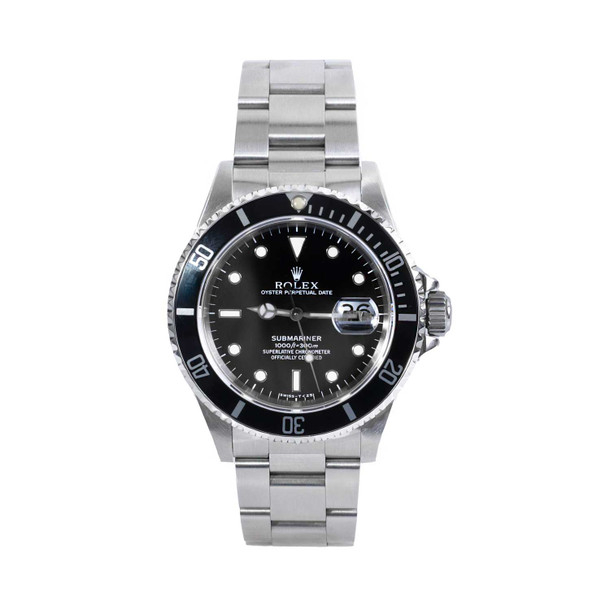 Rolex Submariner Date 40 Black Dial Watch | Oystersteel