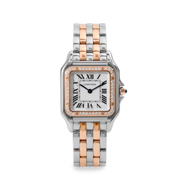 Panthere de Cartier Medium Model Watch | Steel & Rose Gold